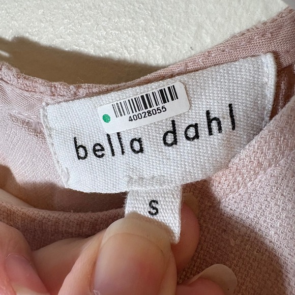 Bella Dahl Tiered Ruffle Dress Pink Tie Dye Size Small - Picture 4 of 7